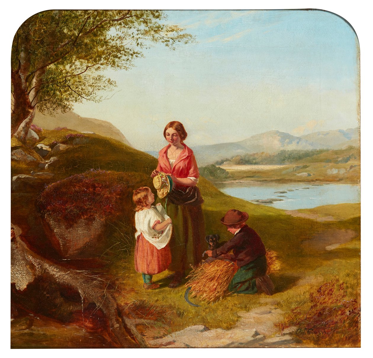 Der junge Erntearbeiter von Paul Falconer (attr. to) Poole