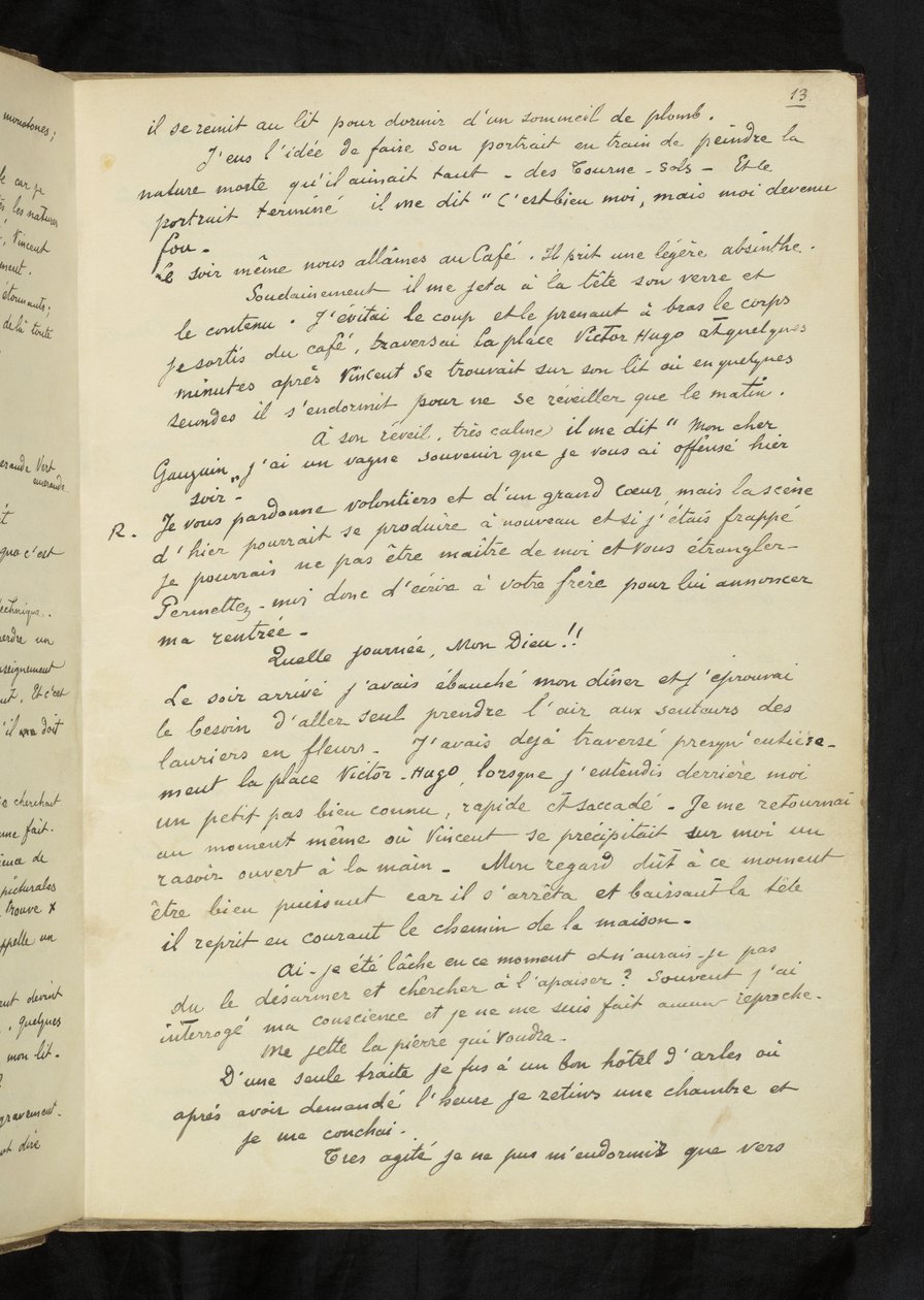 Avant et après - Beschreibung von Gauguins Aufenthalt bei Vincent van Gogh in Arles (S. 13) von Paul Gauguin