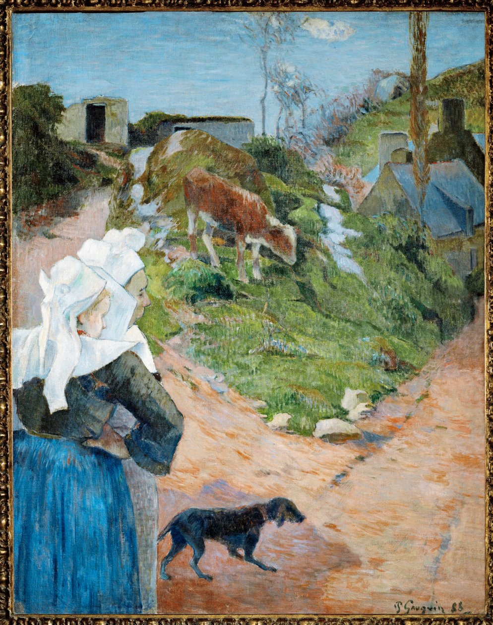 Bretonnes et Veau von Paul Gauguin