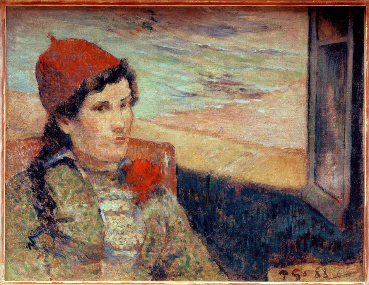 Femme devant une fenêtre ouverte, dite La fiancée von Paul Gauguin
