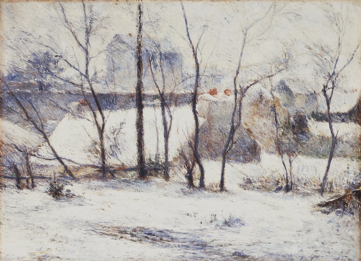 La Neige à Vaugirard II von Paul Gauguin