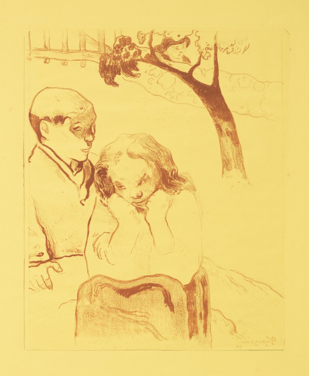 Menschliches Elend von Paul Gauguin