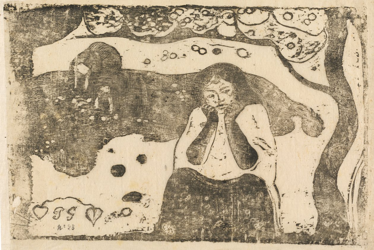 Menschliches Leid von Paul Gauguin