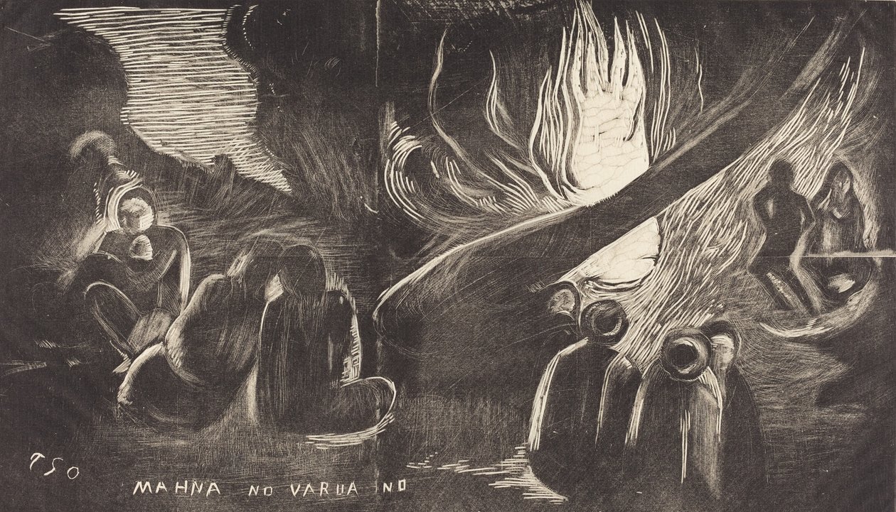 Mahna no Varua Ino Der Teufel spricht von Paul Gauguin