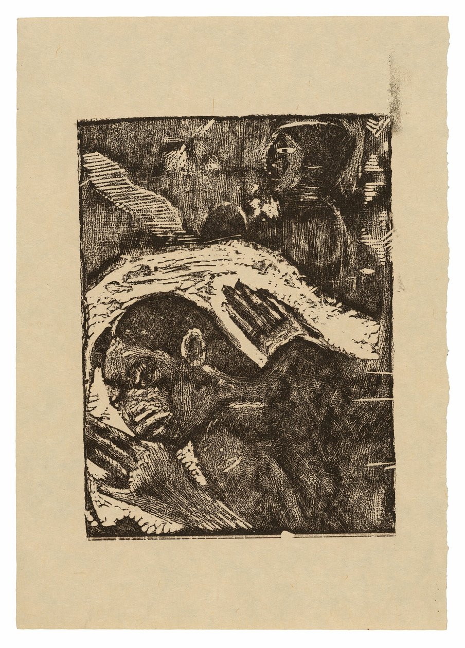 Manao tupapau (Sie denkt an den Geist oder der Geist denkt an sie) von Paul Gauguin