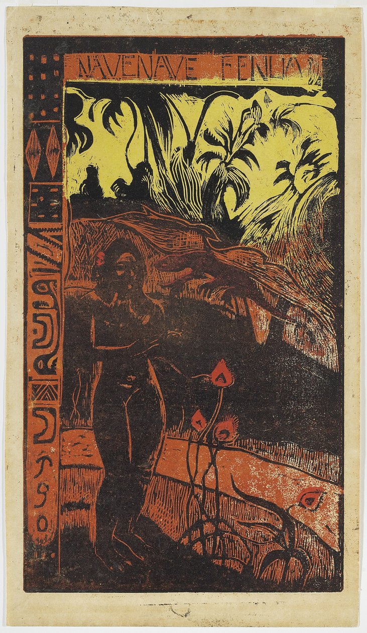 Nave Nave Fenua aus der Noa Noa Serie von Paul Gauguin