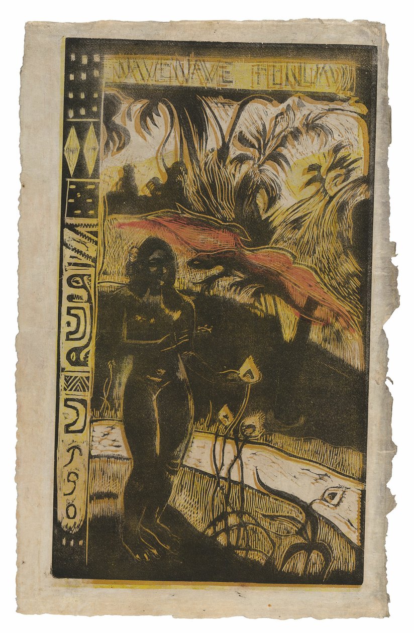 Nave nave fenua (Wunderbares Land), aus der Noa Noa Suite von Paul Gauguin