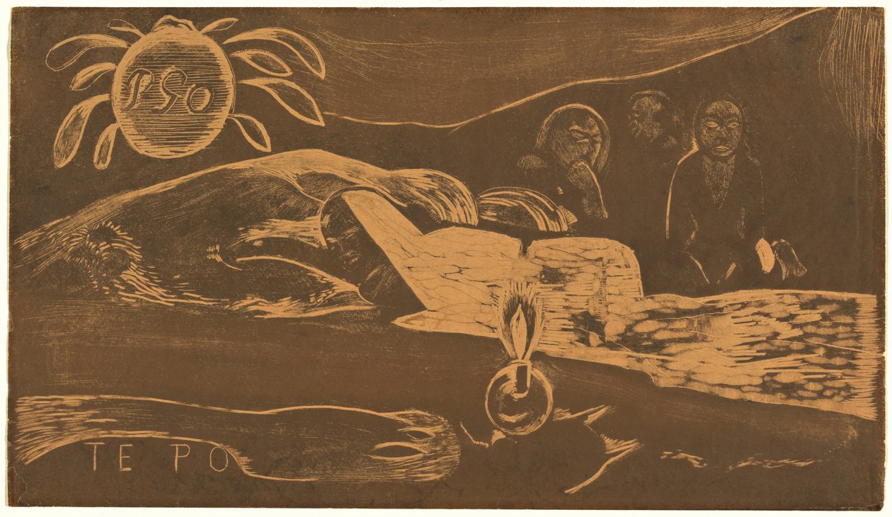 Te Po (Die lange Nacht) von Paul Gauguin