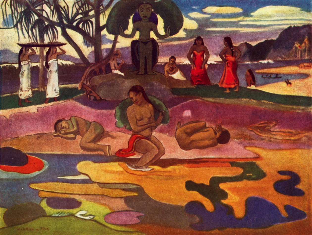 Der Tag des Gottes Mahana No Atua, 1936 von Paul Gauguin