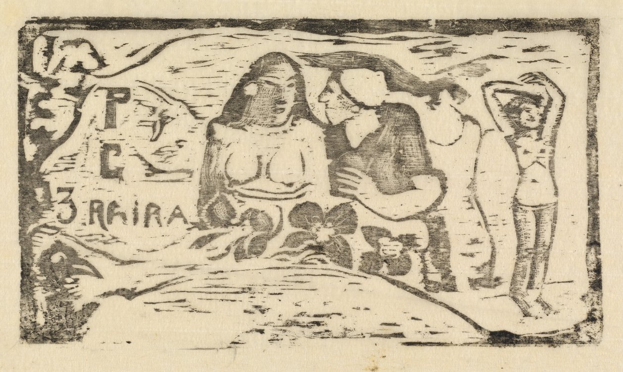 Titelseite für "Le Sourire" von Paul Gauguin