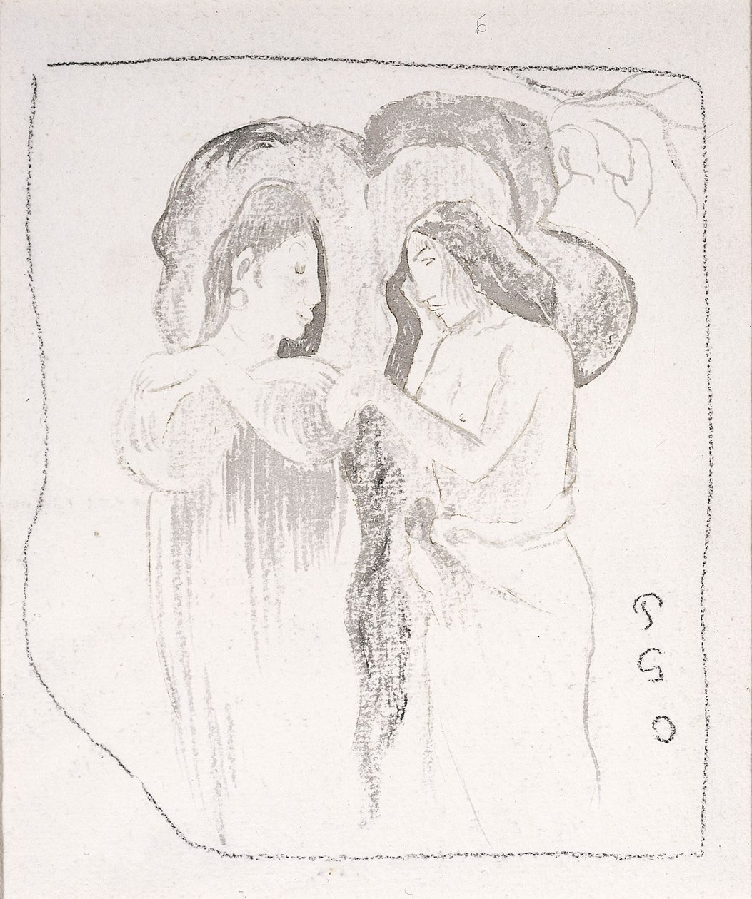 Zwei tahitianische Frauen, ca. 1894 von Paul Gauguin