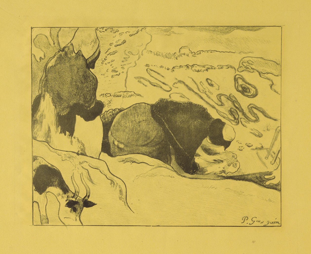 Wäscherinnen von Paul Gauguin