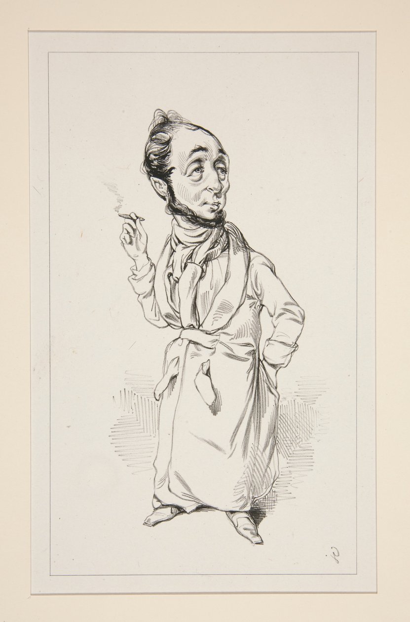 (Raucher) von Paul Gavarni