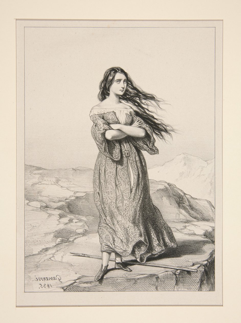 (Der Abgrund.) von Paul Gavarni