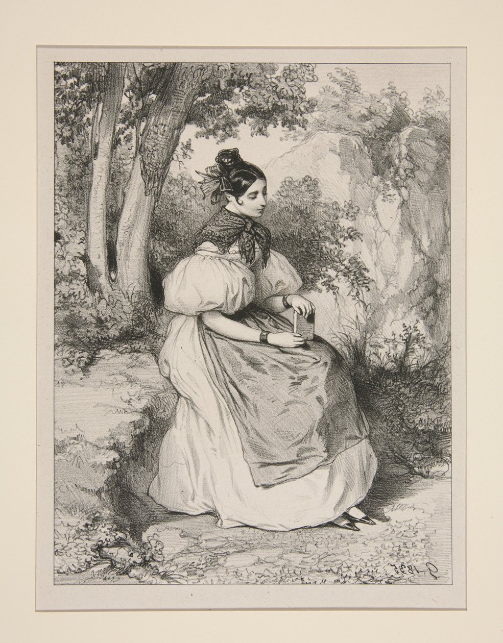 (MEDITATION.) von Paul Gavarni