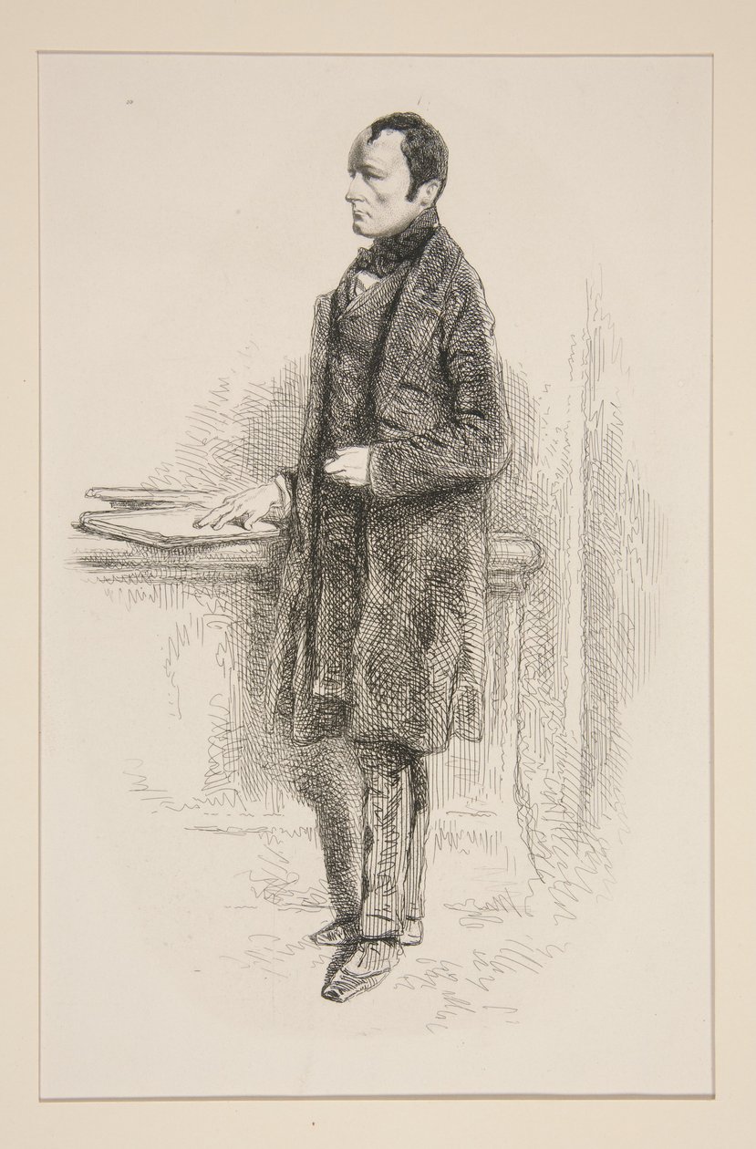 Paul Delaroche von Paul Gavarni
