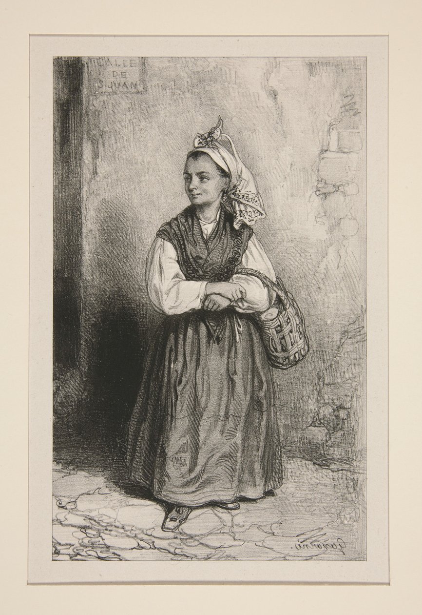 (Rue de Saint-Jean) von Paul Gavarni