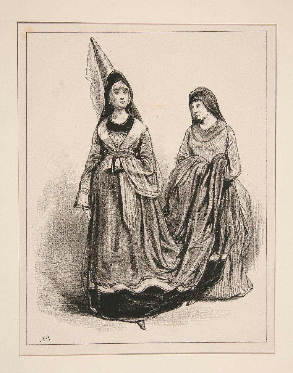 1400. Damen von Paris. von Paul Gavarni