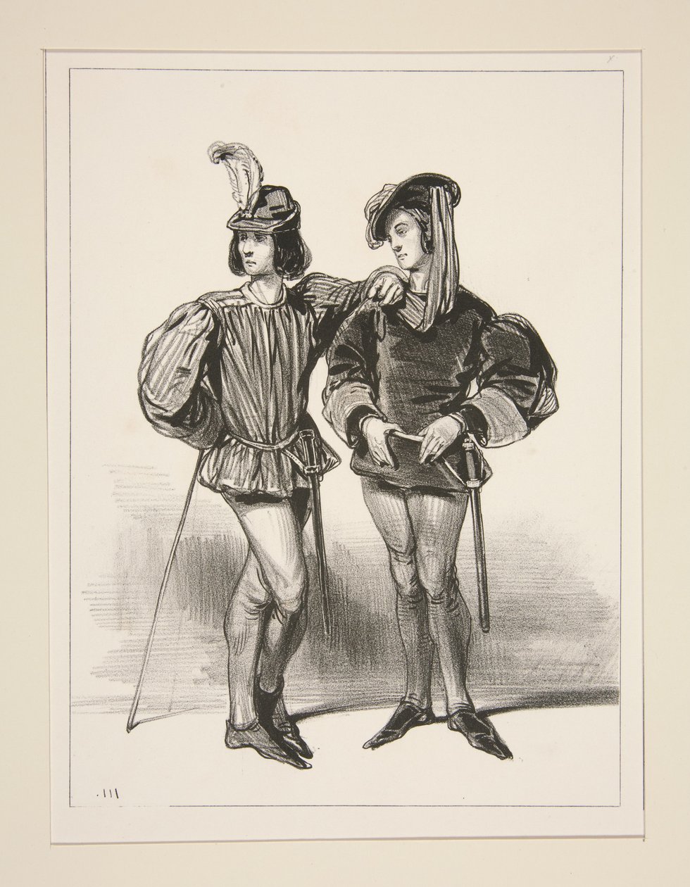 1400. Sprechende Richter. von Paul Gavarni