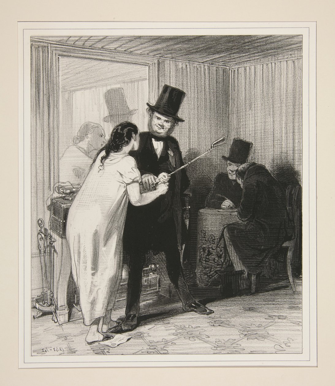 "Auf Antrag des Herrn Vautour und so weiter in Kraft und so weiter... von Paul Gavarni