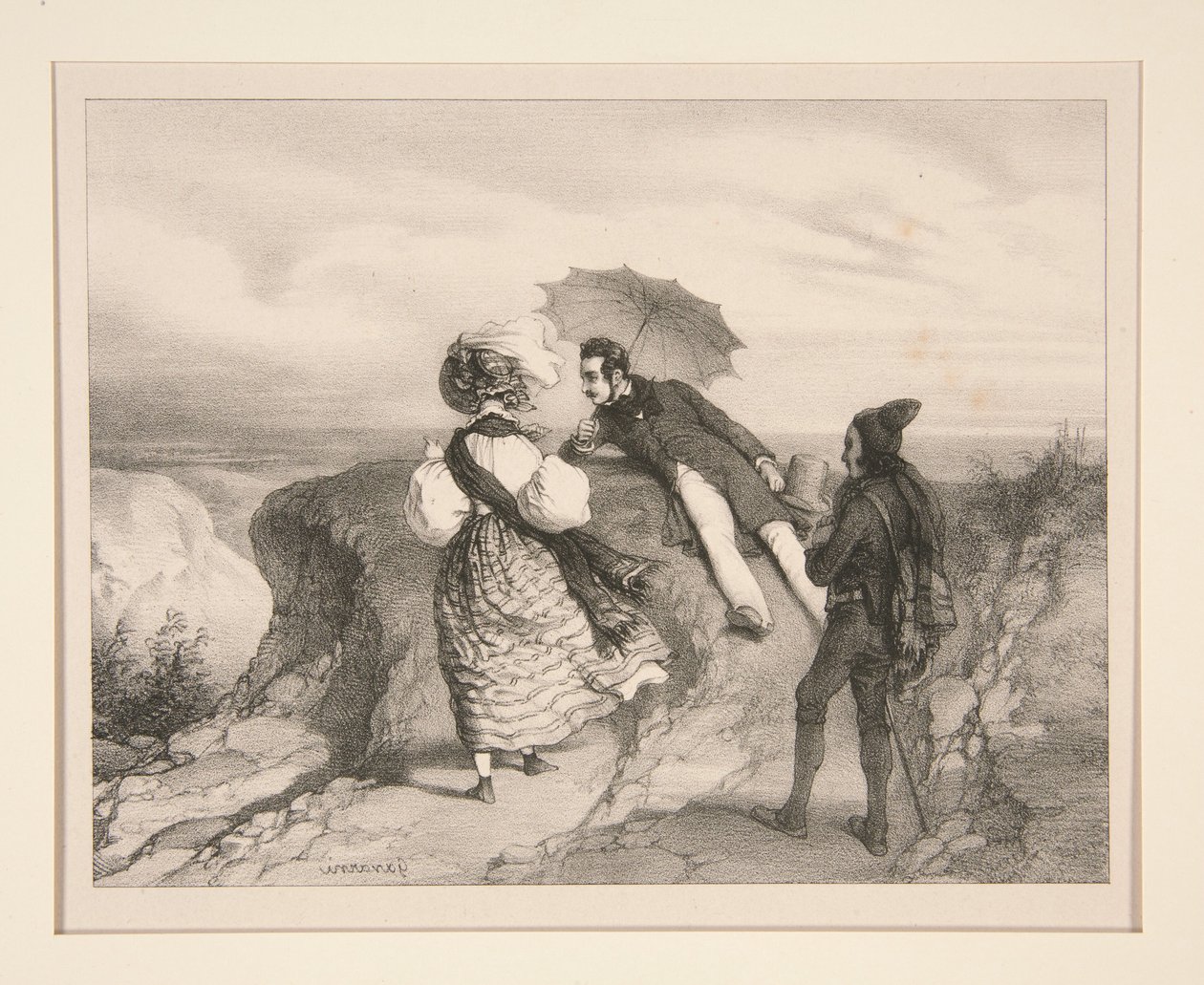 Aufstieg zum Pic de Bergons von Paul Gavarni