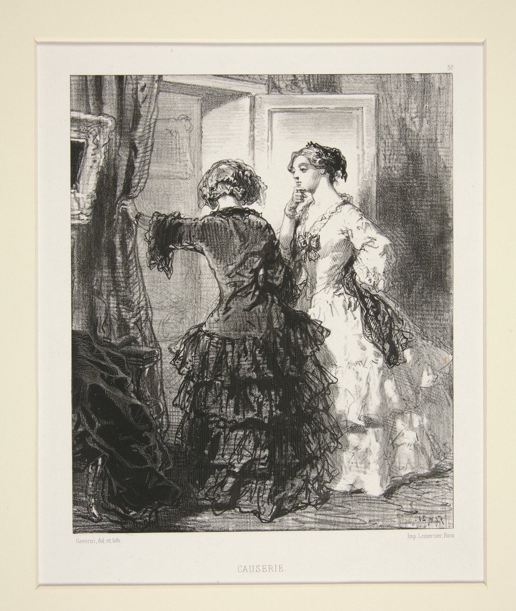 Plauderei. von Paul Gavarni