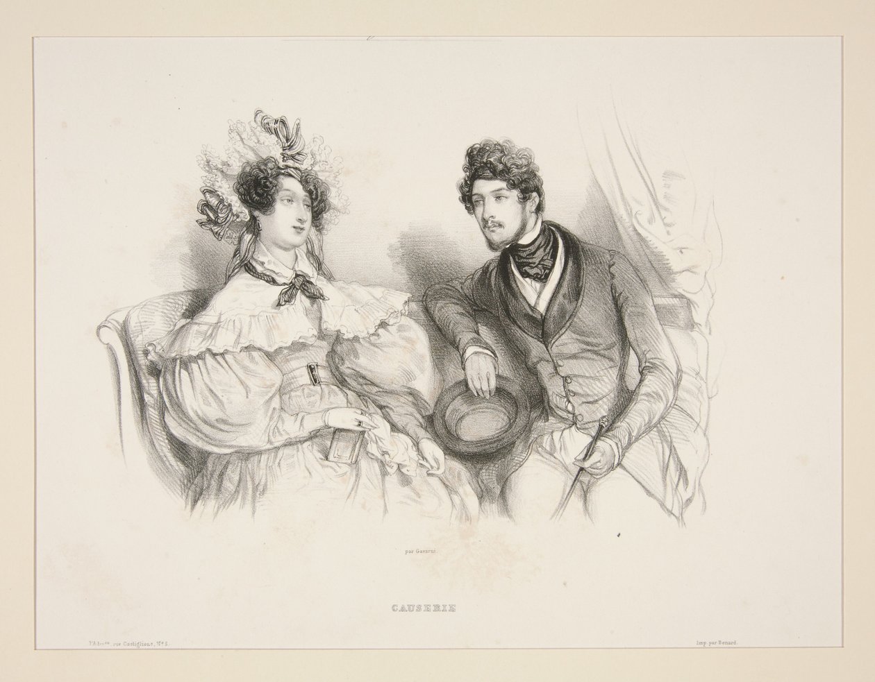 Plauderei von Paul Gavarni
