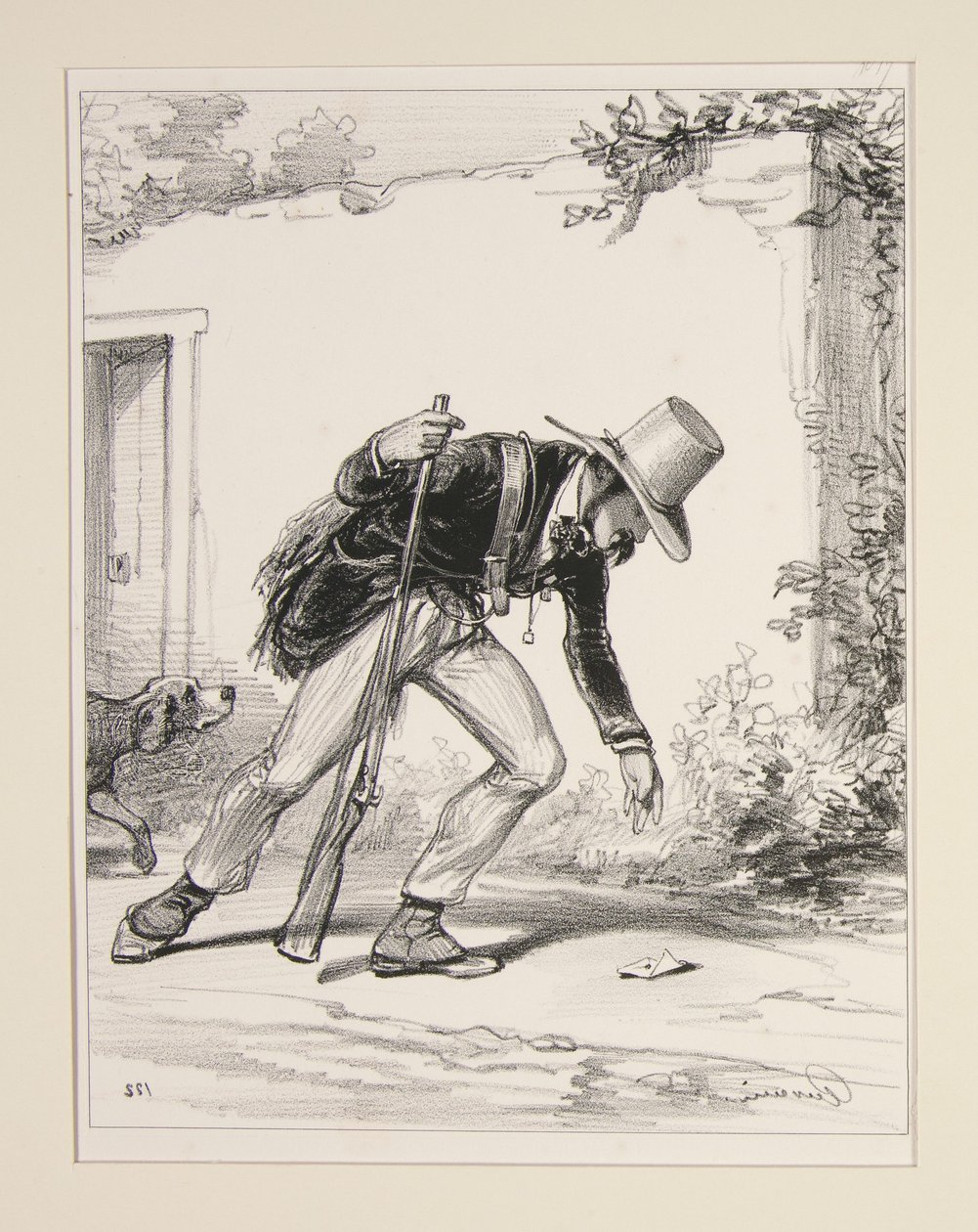 Lieber, er wird morgen jagen... von Paul Gavarni