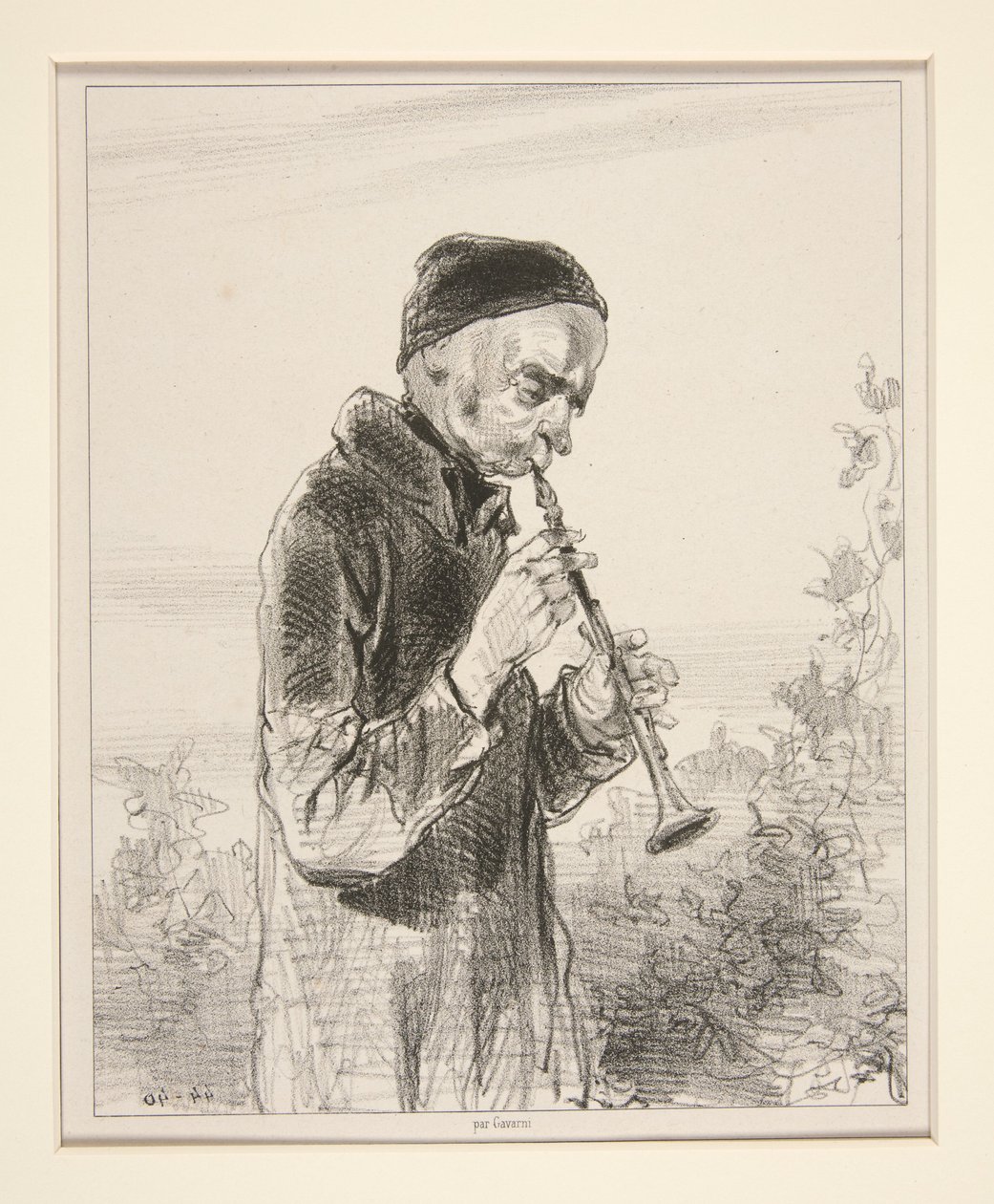 Klarinette. von Paul Gavarni