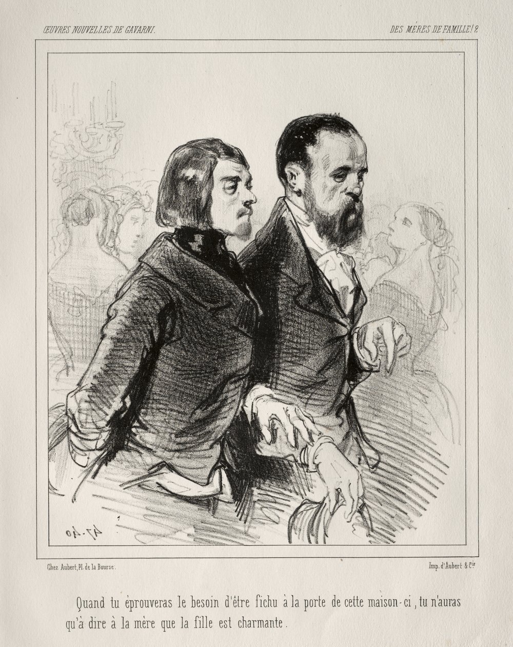 Des Mères de Famille! von Paul Gavarni