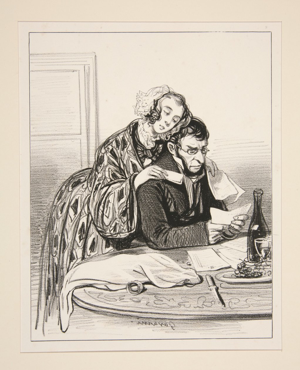 Haushaltsdebatte von Paul Gavarni