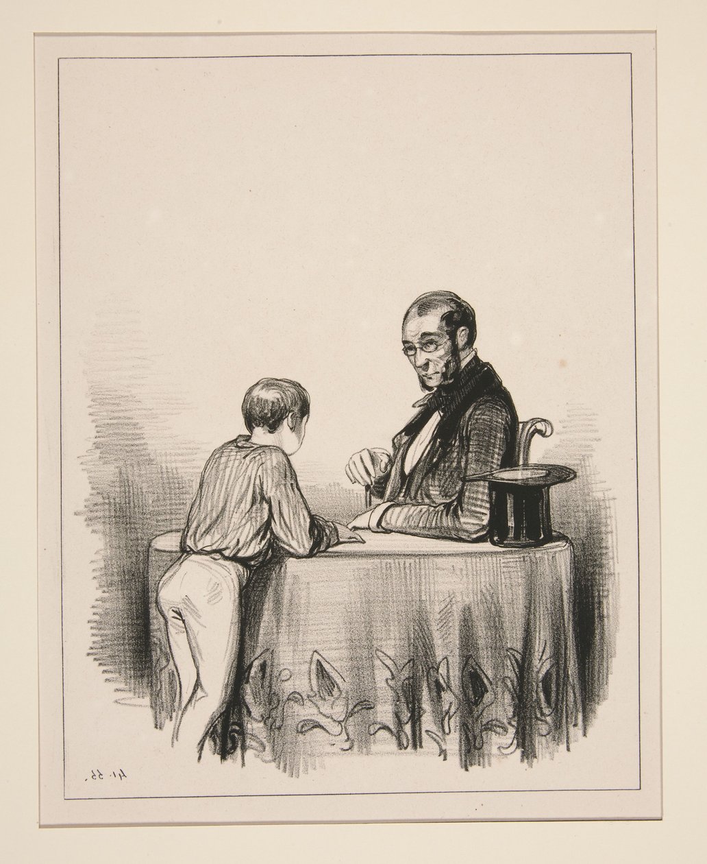 Zahlen Sie Steuern wie Papa... von Paul Gavarni