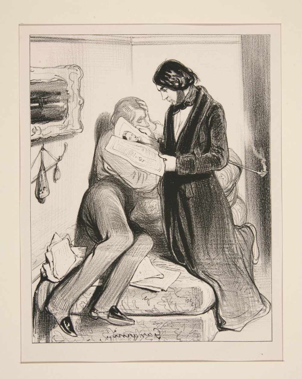 Studie des Morgens von Paul Gavarni