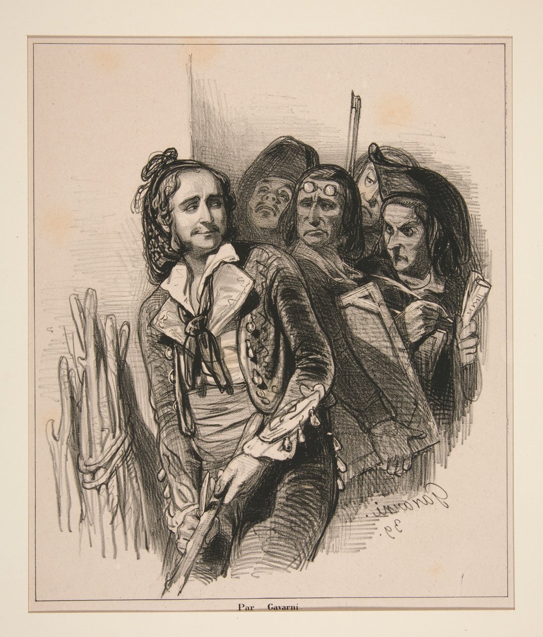Figaro wird immer grünes Holz finden. von Paul Gavarni