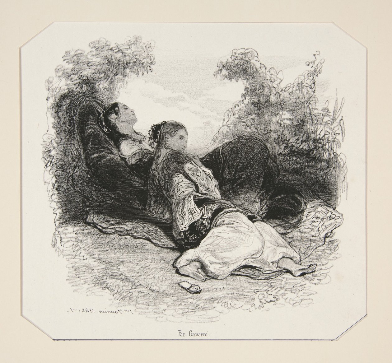 Blumen des Orients von Paul Gavarni