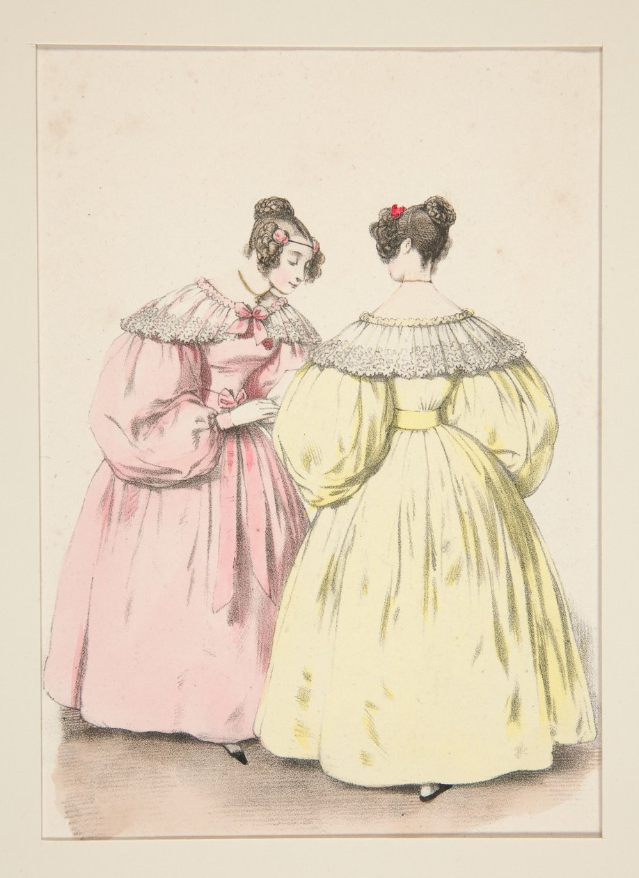 JANVIER 1836. - Robe de gaze-princesse von Paul Gavarni