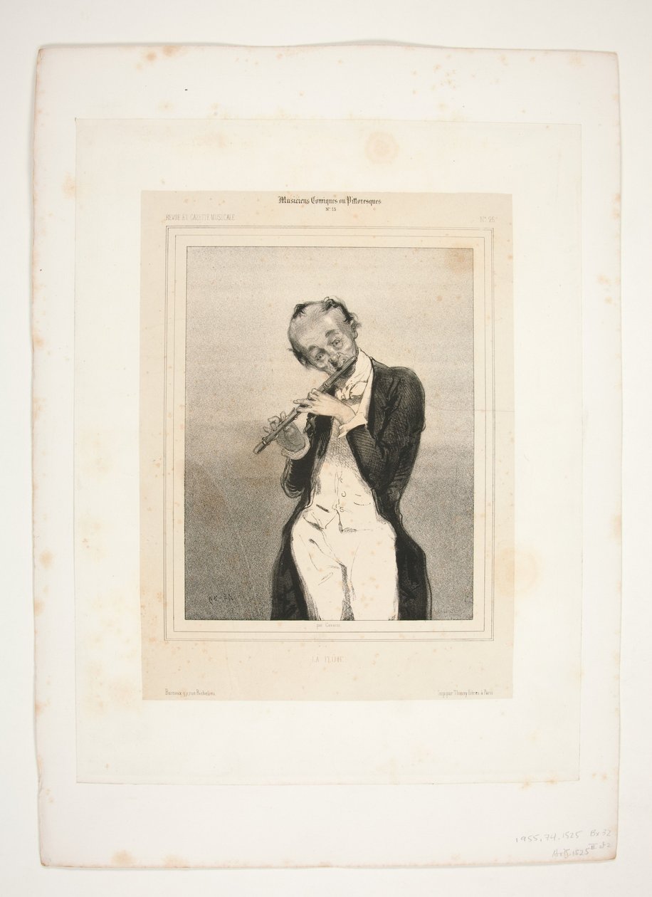 Die Flöte. von Paul Gavarni