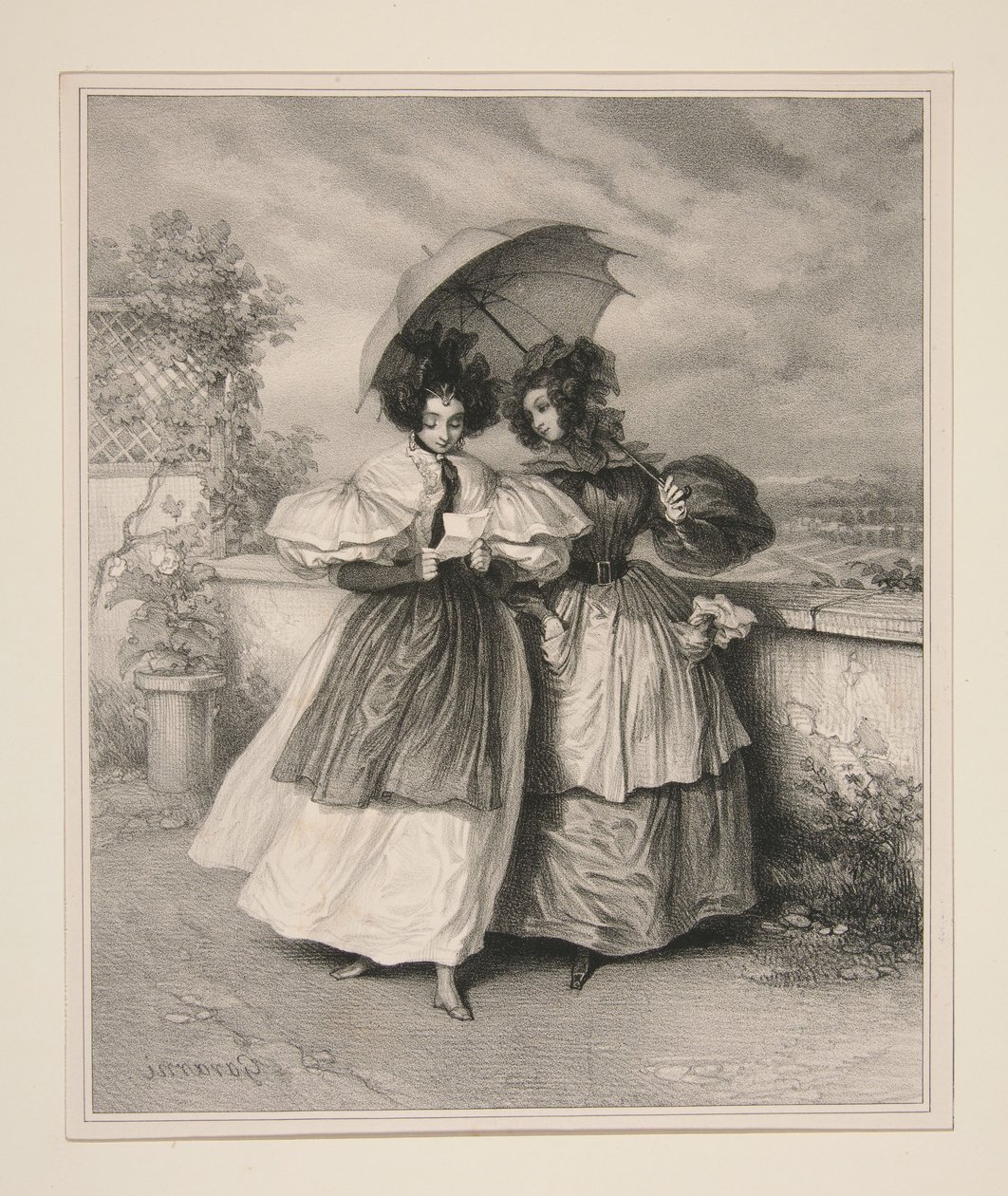 Der Pariser Kurier von Paul Gavarni