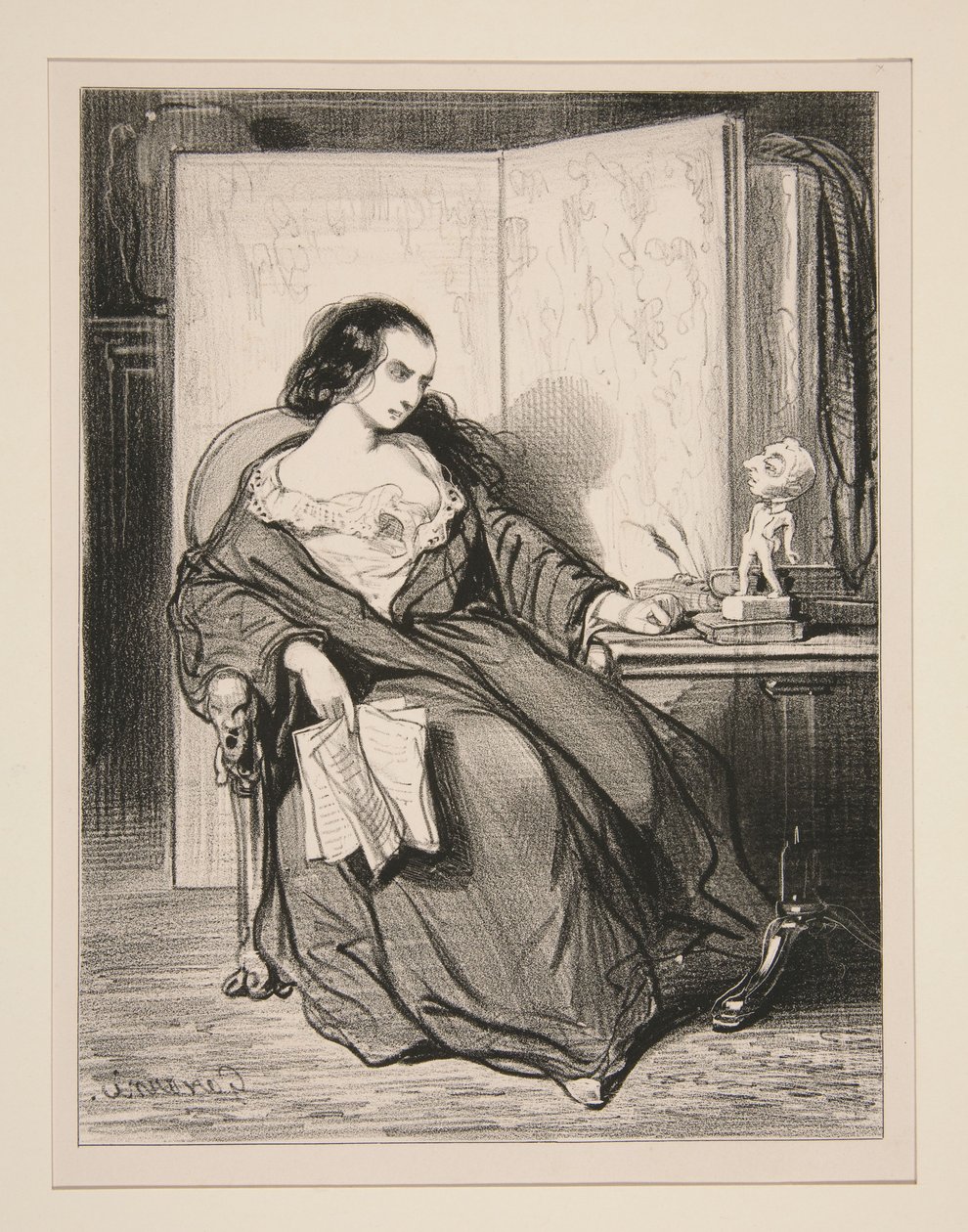 Das Studium von Paul Gavarni