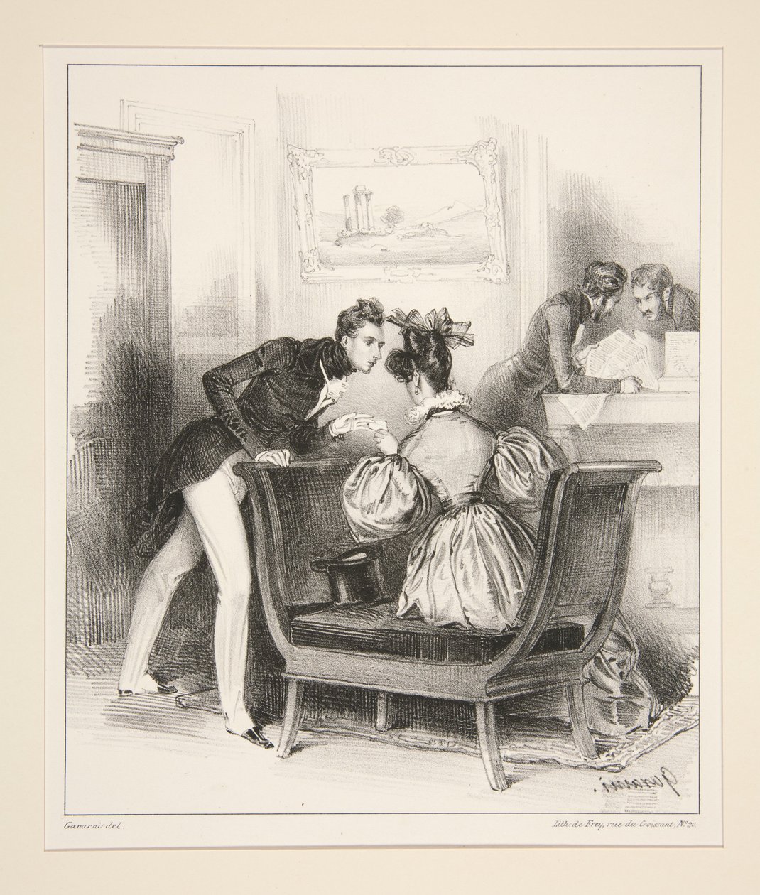 Das Eis von Paul Gavarni