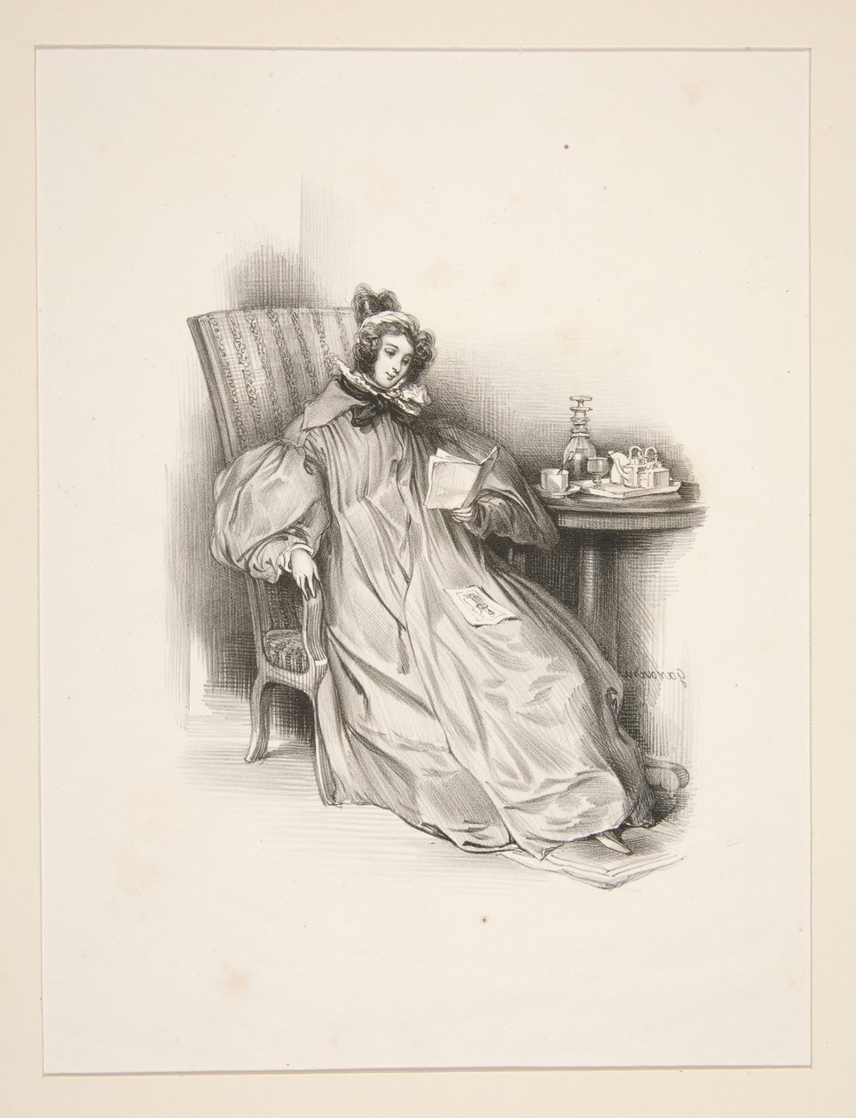 Der Morgenmantel von Paul Gavarni