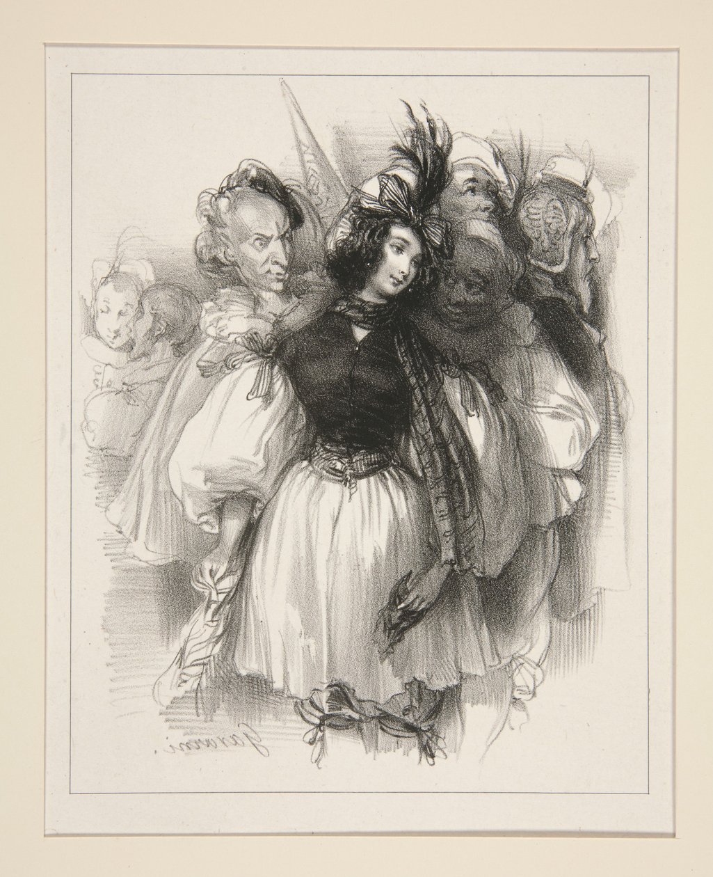 Der Maskenball von Paul Gavarni