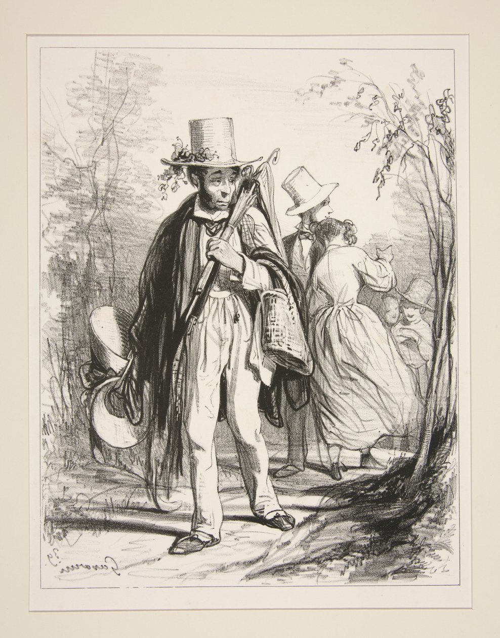 Der Geschäftsträger von Paul Gavarni