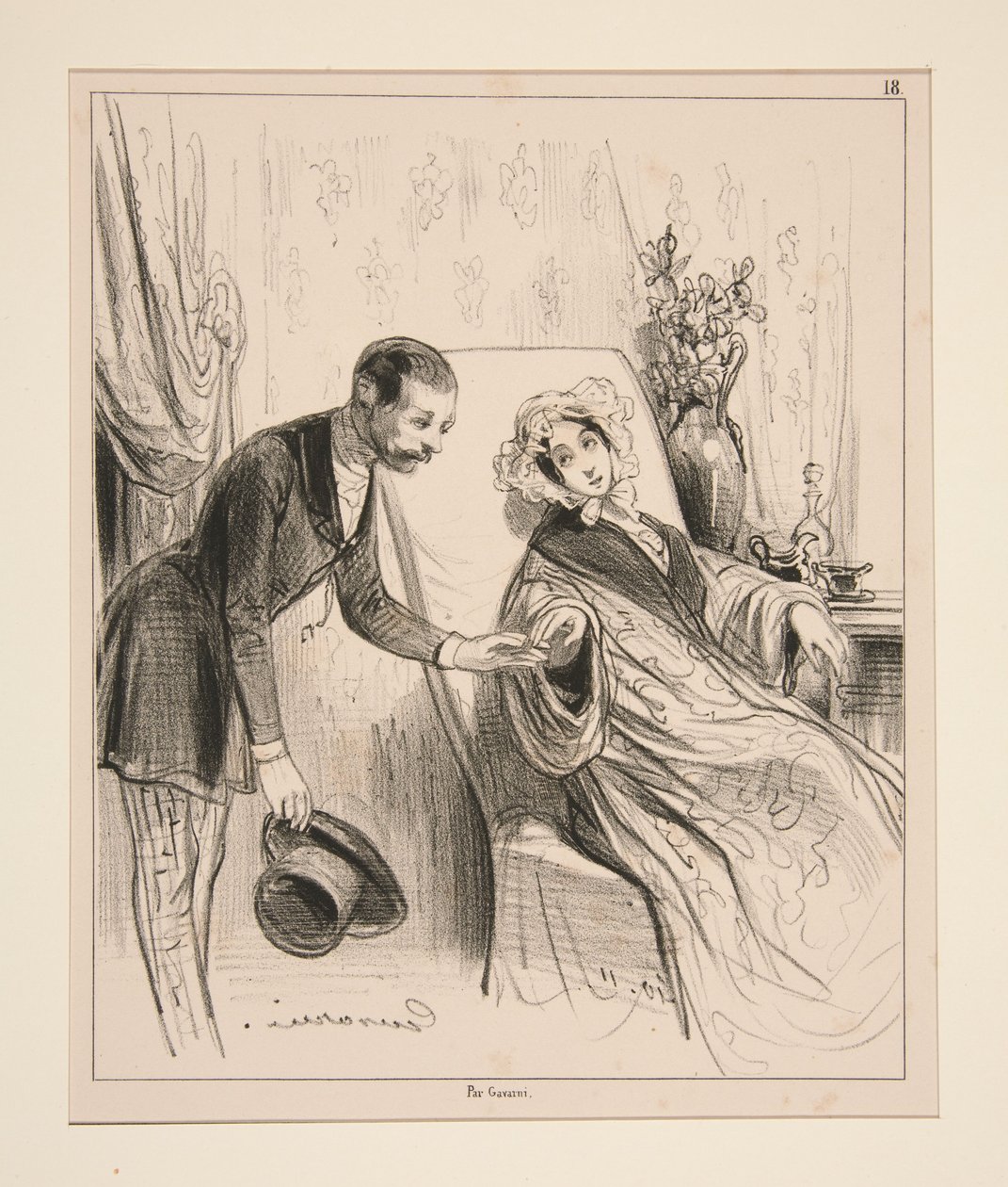 Das große Lever. von Paul Gavarni