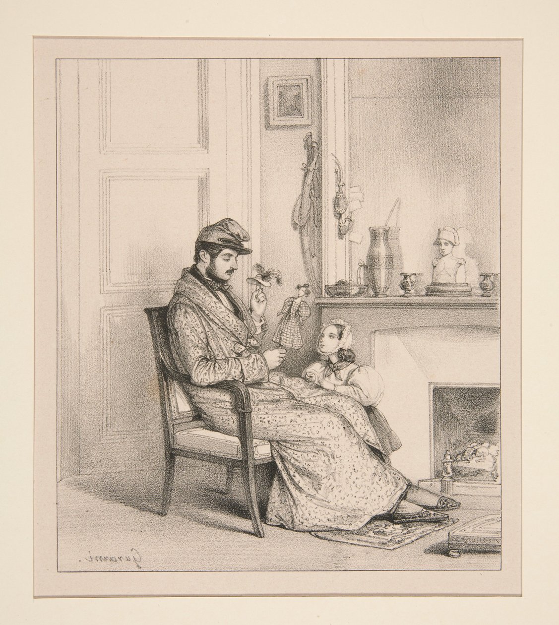 Der Neujahrstag von Paul Gavarni