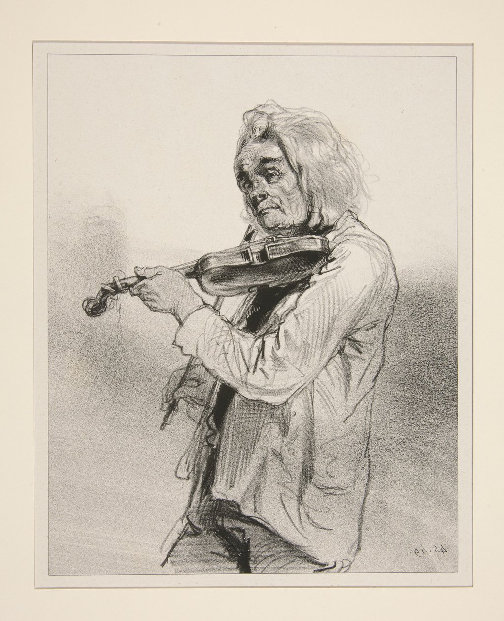 Der Spielmann von Paul Gavarni