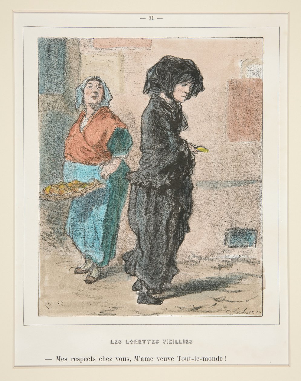 Die gealterten Loretten von Paul Gavarni
