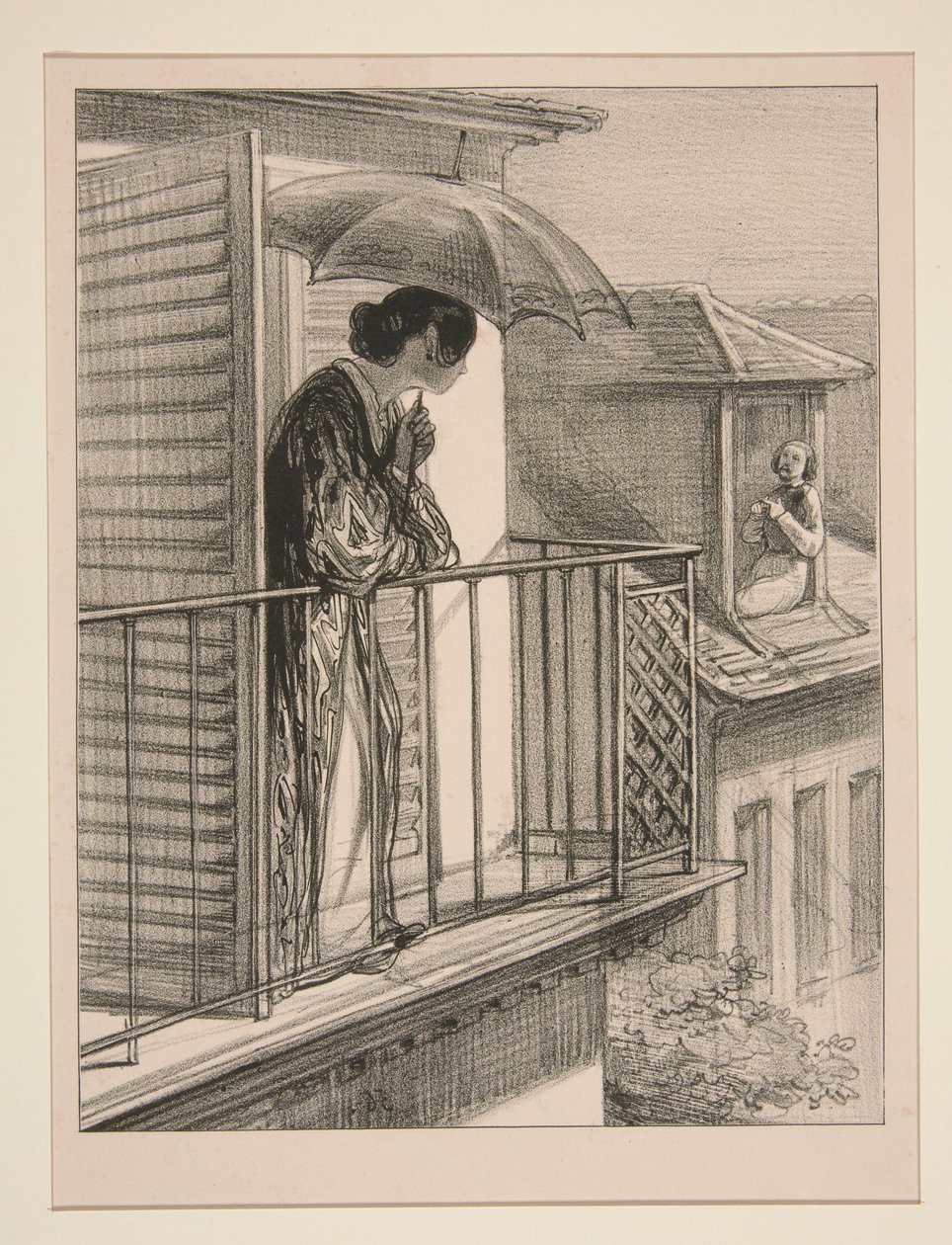 Die Stunde des Schäfers... von Paul Gavarni