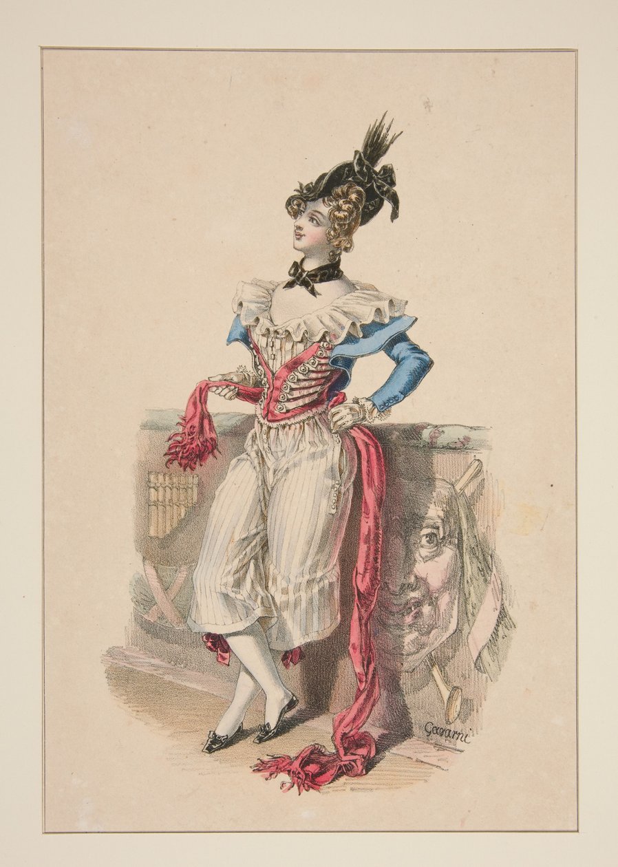 MATELOT. Ballkostüm für Damen. von Paul Gavarni