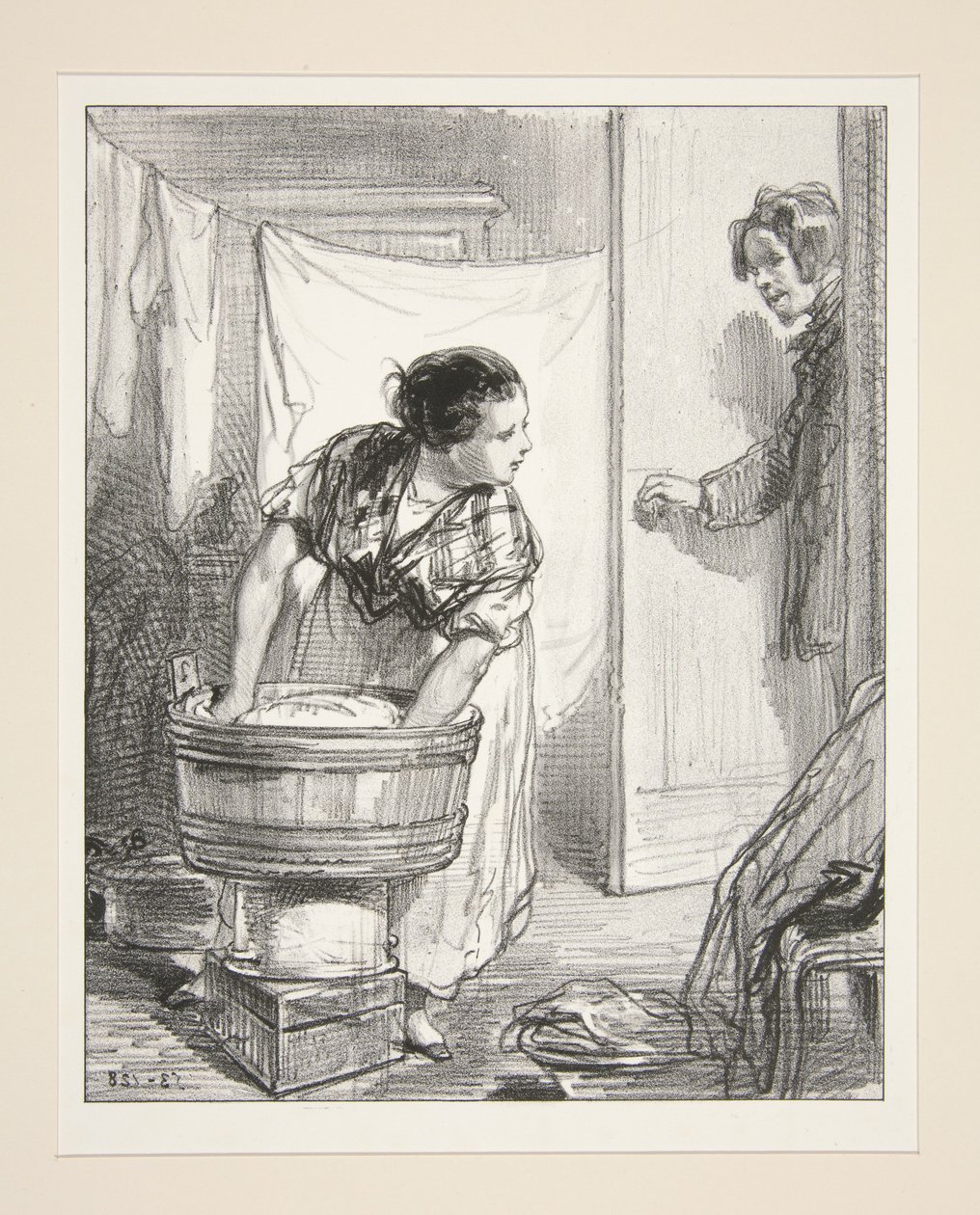 Madame de Chateaurouge, bitte? - Oh! das ist mein Pierrot! von Paul Gavarni